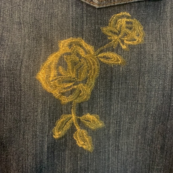 Neeso premium jeans with gold rose design - Picture 5 of 16